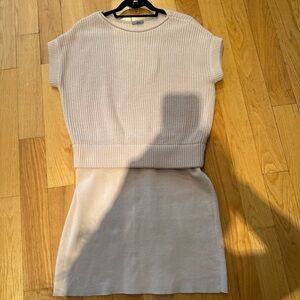 COS knit contrast dress